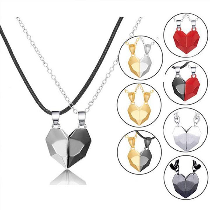 Couple Heart Love Matching Necklace
