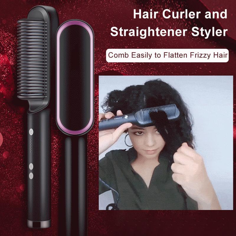 2023 New Hair Straightener Brush
