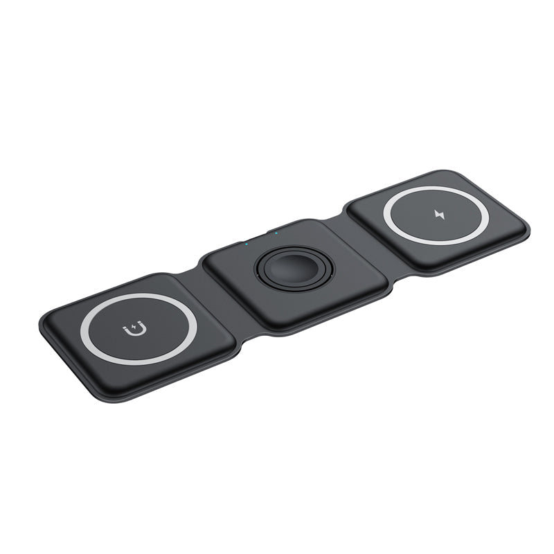 Foldable 3-in-1 Wireless Charger