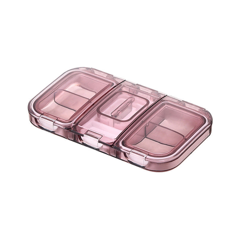 Rectangle Pill Case Organizer Container