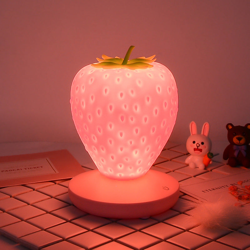 Strawberry Night Light Soft Silicone Table Lamp