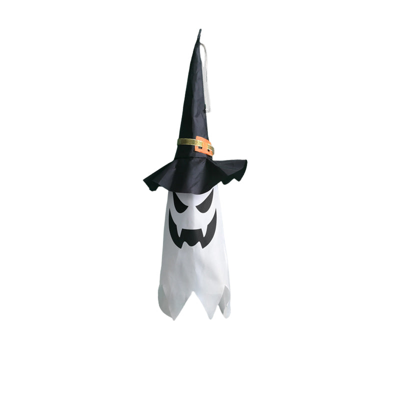 Halloween Hanging Lighted Glowing Witch Hat