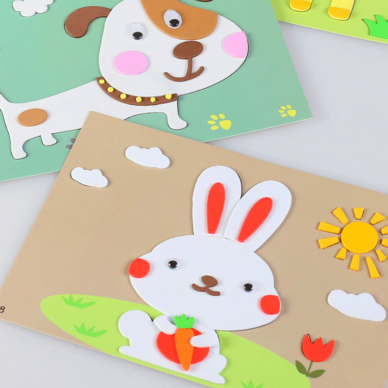 DIY Kids Animal Handmade Stickers