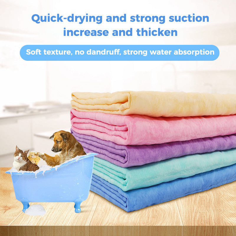 Super Absorbent Quick Drying Pet Bath Towel