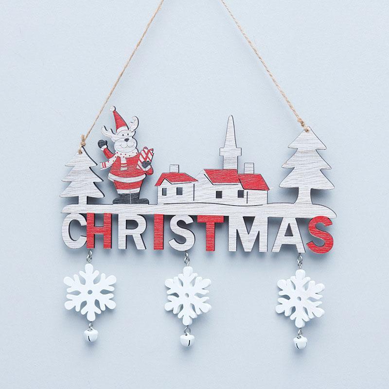 Christams Welcome Ornament Door Pendants