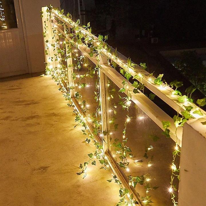 Ivy Decor Solar Rattan Led Lights