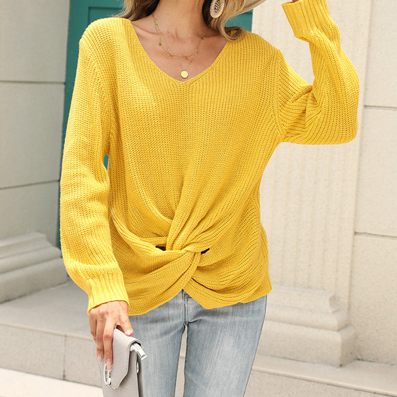Knotted Knit Sweater