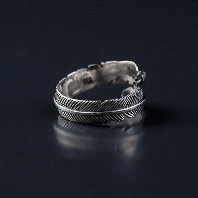 Vintage Feather Open Ring