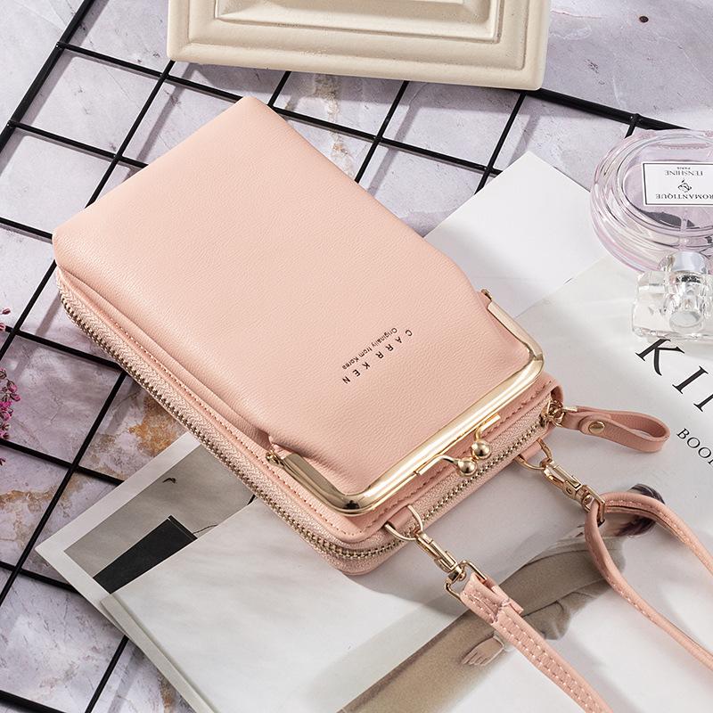 2022 New Fashion Women Phone Bag Solid Crossbody Bag