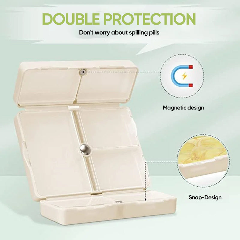 7 Compartments Portable Pill Case