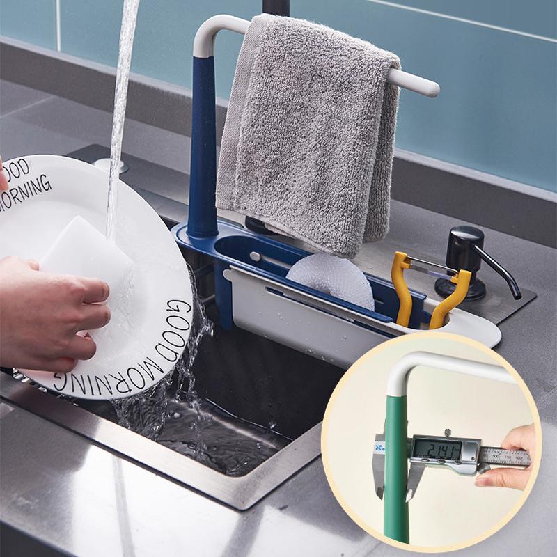 Updated Multifunctional Telescopic Sink Storage Rack