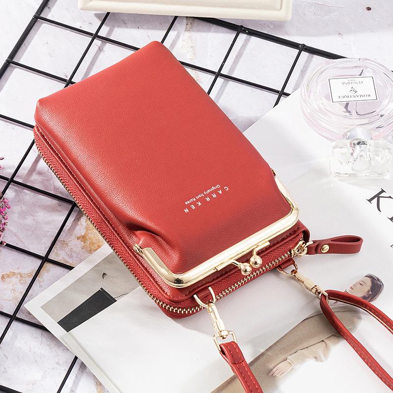 2022 New Fashion Women Phone Bag Solid Crossbody Bag