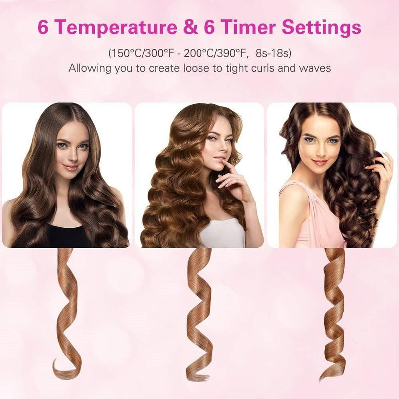 Auto Rotating Ceramic Hair Curler