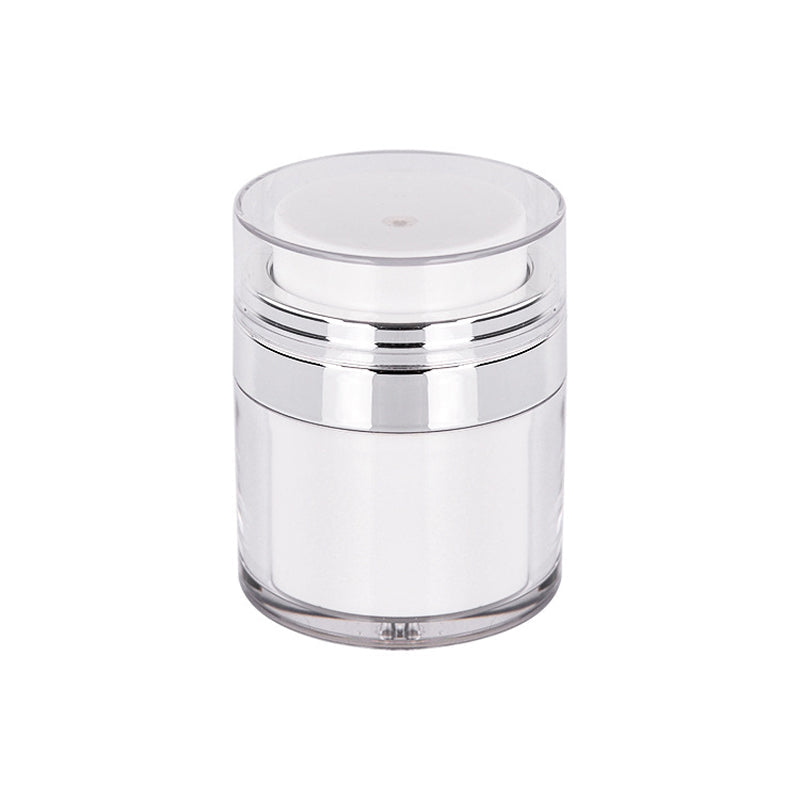 Cream Jar Vacuum Bottle Dispense Container & Mask Brush