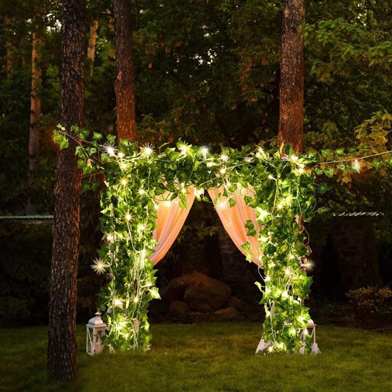 Ivy Decor Solar Rattan Led Lights