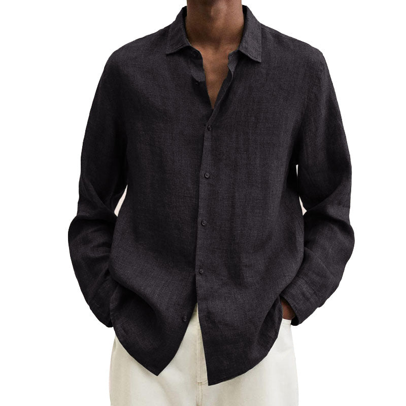 Men's Linen Regular-Fit Shirt