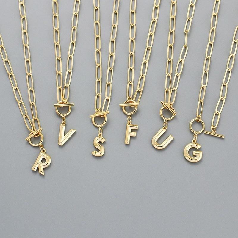 Letter Pendant Necklace