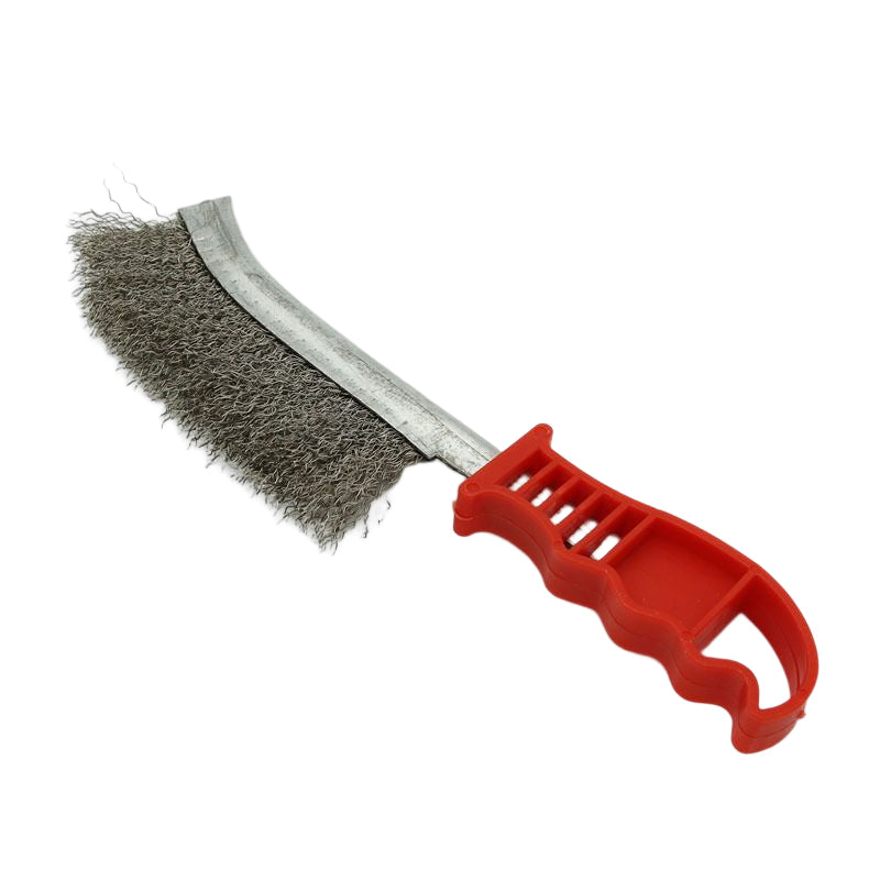 Steel Wire Derusting Brush with Knife Shaped