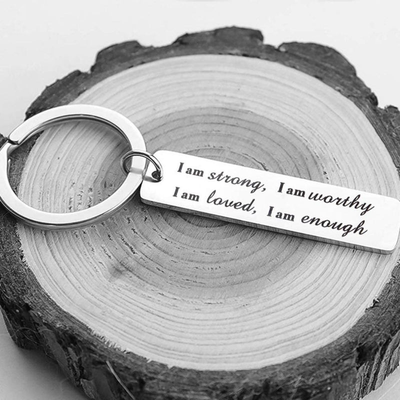 Strong and Worthy Identity Keychain