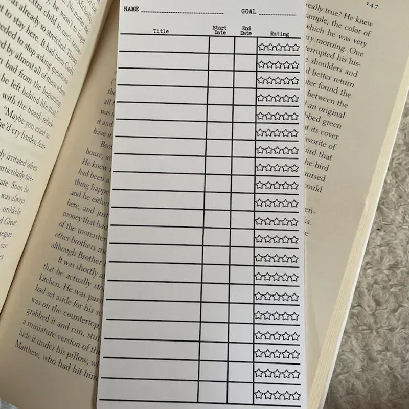 Reading List Bookmark