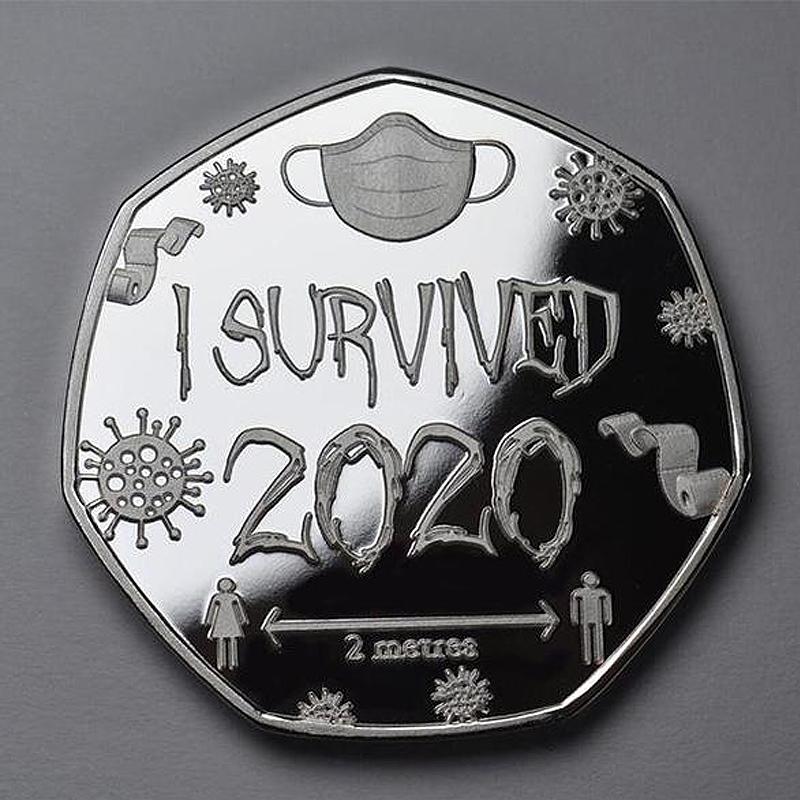 'I SURVIVED 2020'  commemorative coin