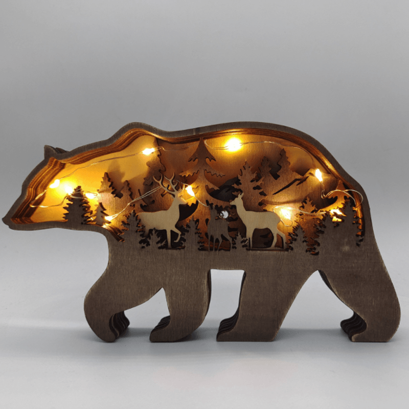 Creative Forest Animal Carving Handcraft Gift