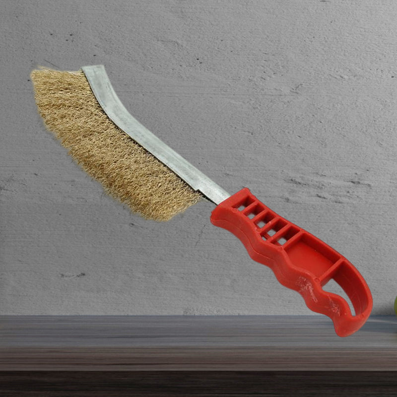 Steel Wire Derusting Brush with Knife Shaped