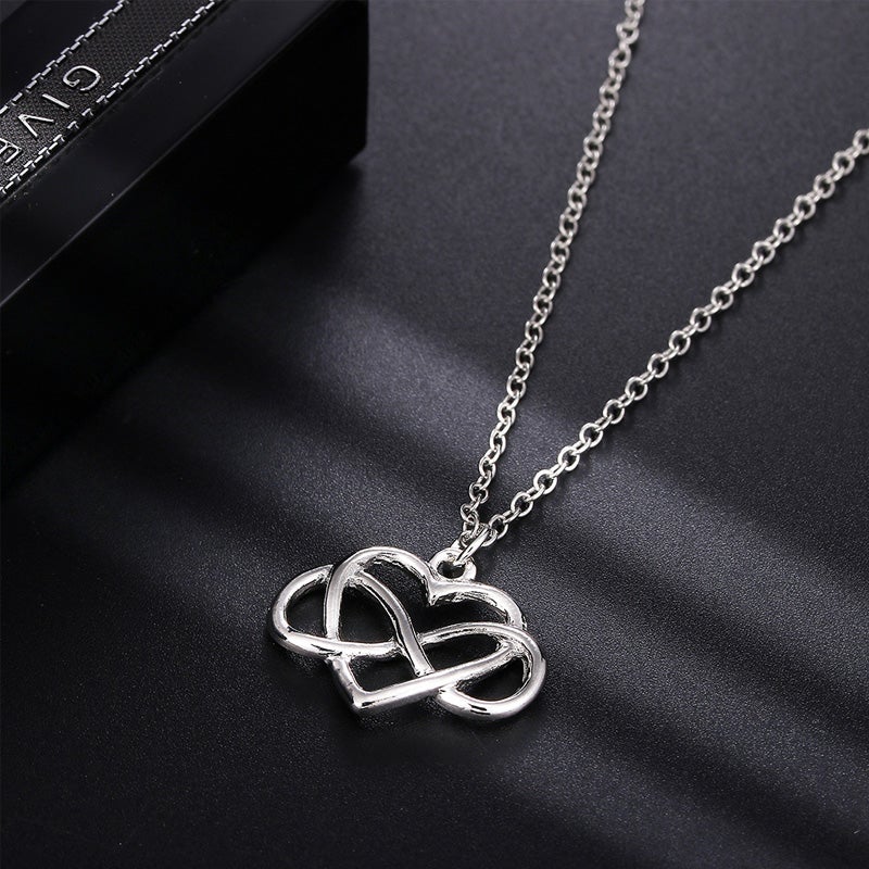 Love Bow Unbiological Sister Necklace Best Friend Necklace