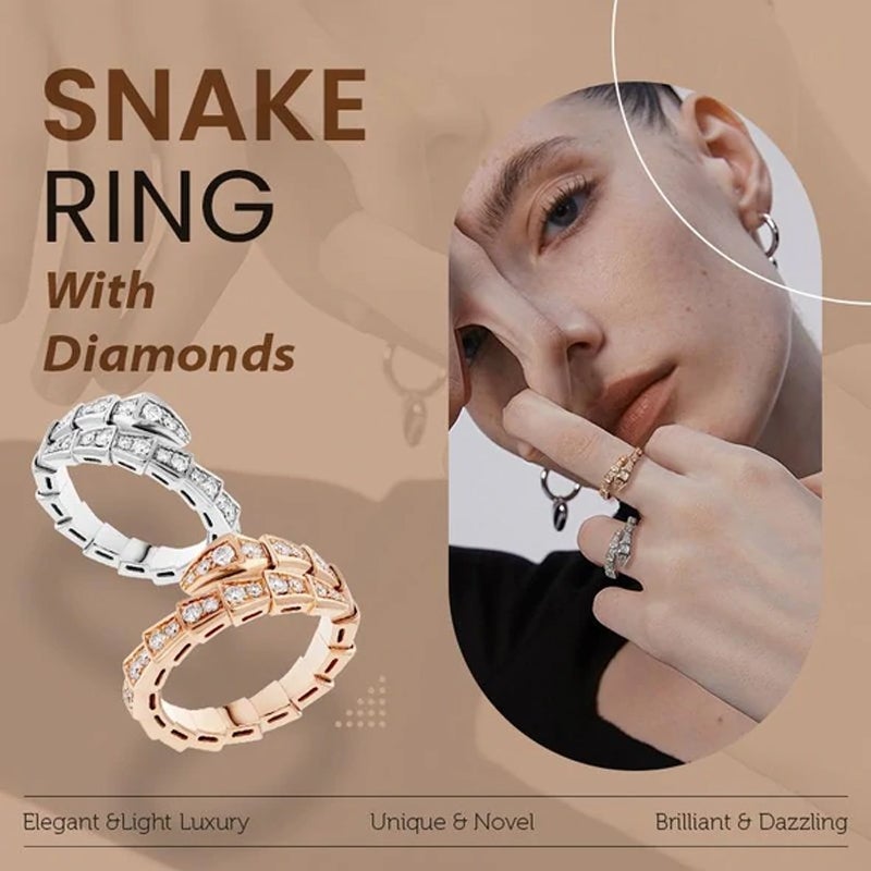 Legend Snake Ring Adjustable