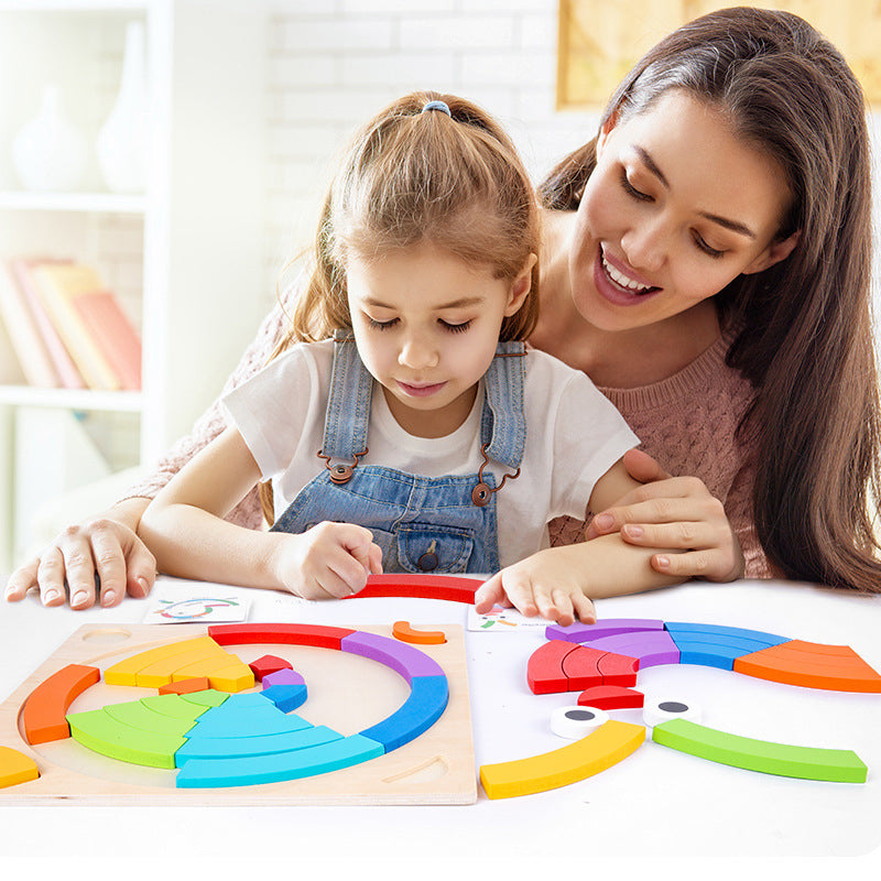 Children's Educational Color Block Puzzle