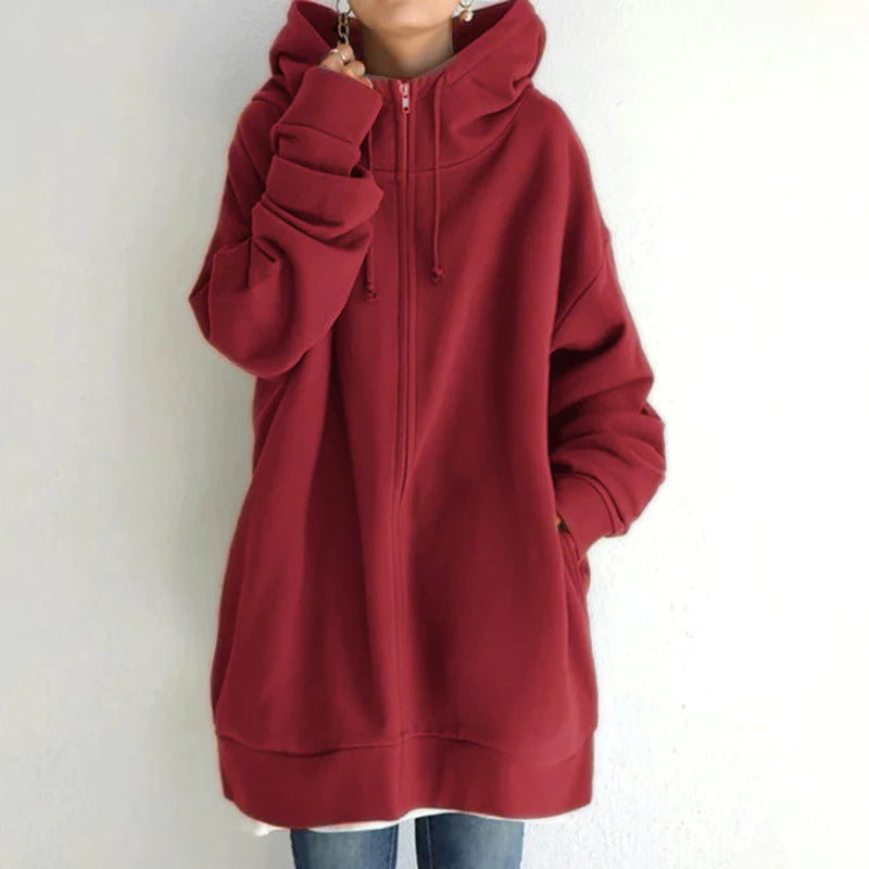 Women Cozy Winter Oversized Pullover Hoodie