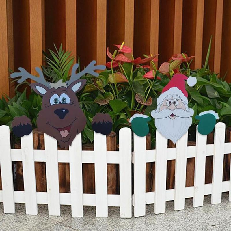 Themed Fence Decoration For Halloween and Christmas!