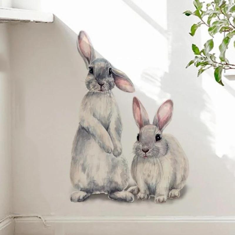 Cute Rabbits Wall Sticker