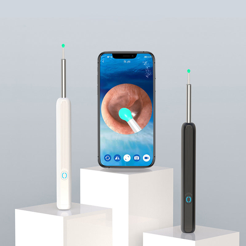 🔥Wi -Fi Visible Wax Elimination Spoon, USB HD Load Otoscope