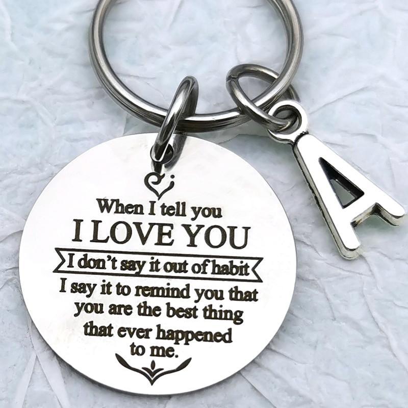 To my lover Keychain