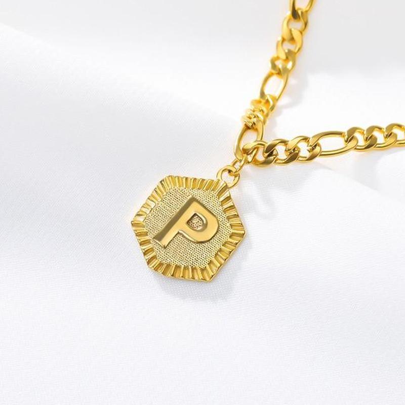 26 Capital Letters Gold Initial Anklet