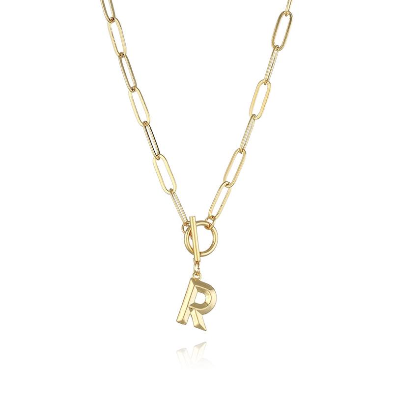 Letter Pendant Necklace