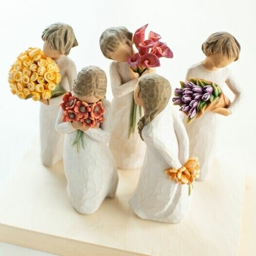 Flower Bouquet Figure Ornaments