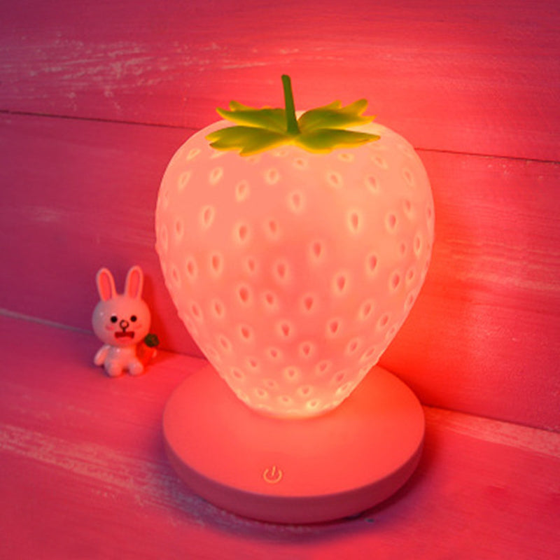 Strawberry Night Light Soft Silicone Table Lamp