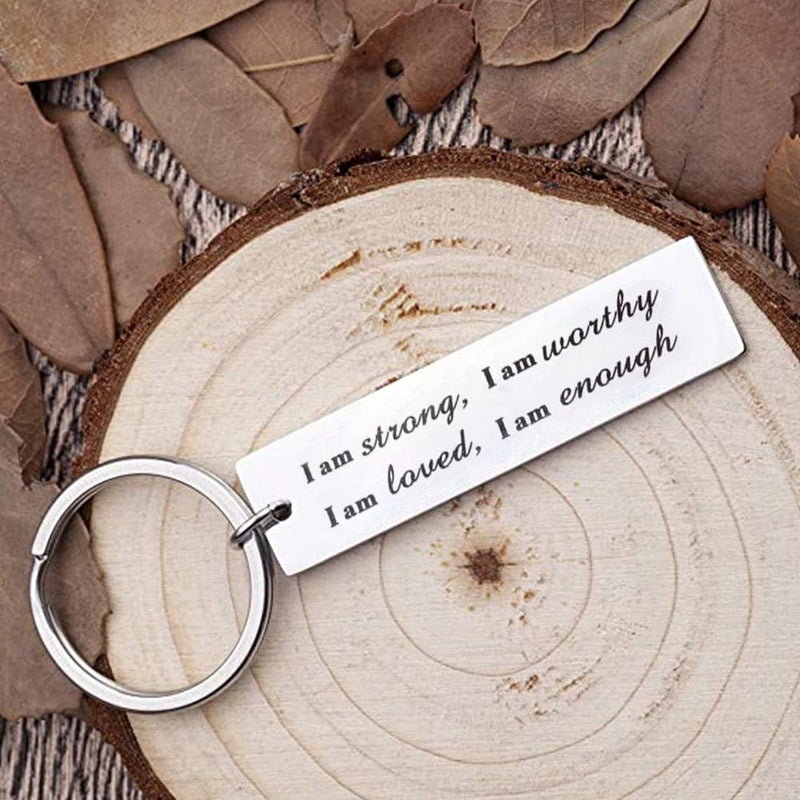 Strong and Worthy Identity Keychain