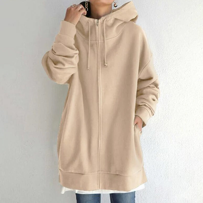 Women Cozy Winter Oversized Pullover Hoodie