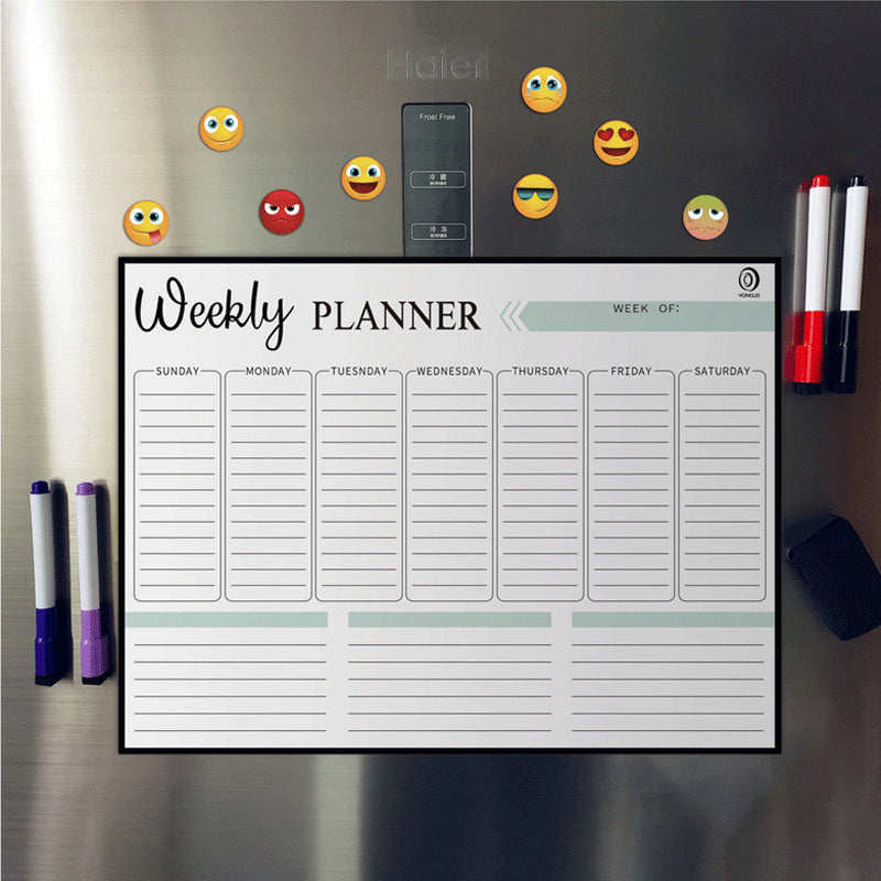 Refrigerator Magnet Calendar Sticker