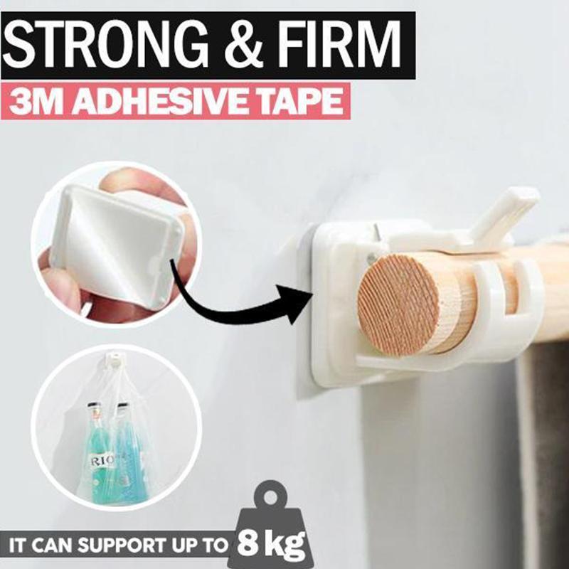 Pre-Sale Nail-free Adjustable Rod Bracket Holders (2pcs)