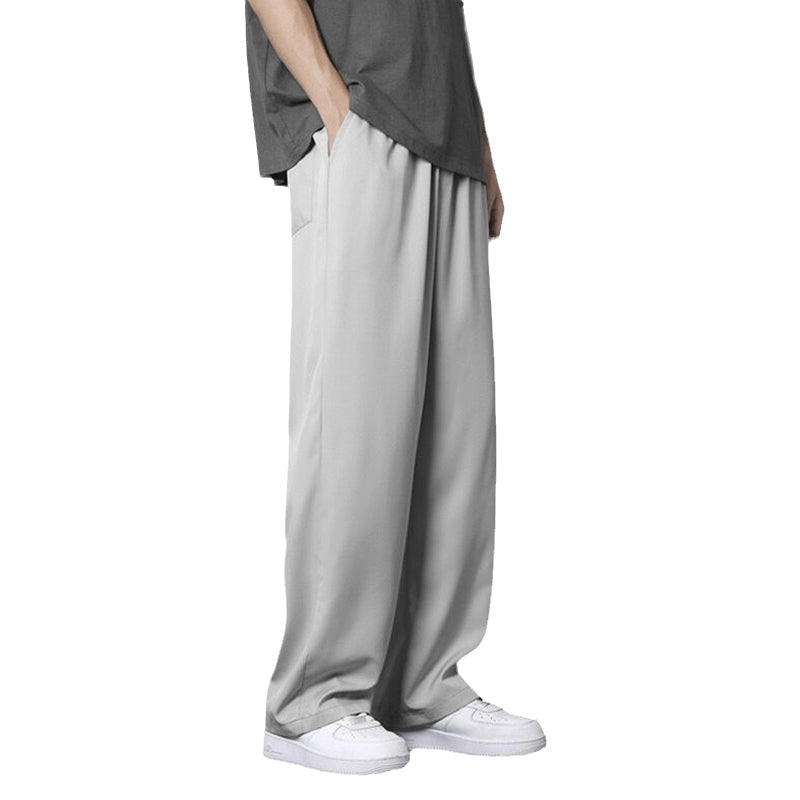 Men's Long Ice Silk Pants