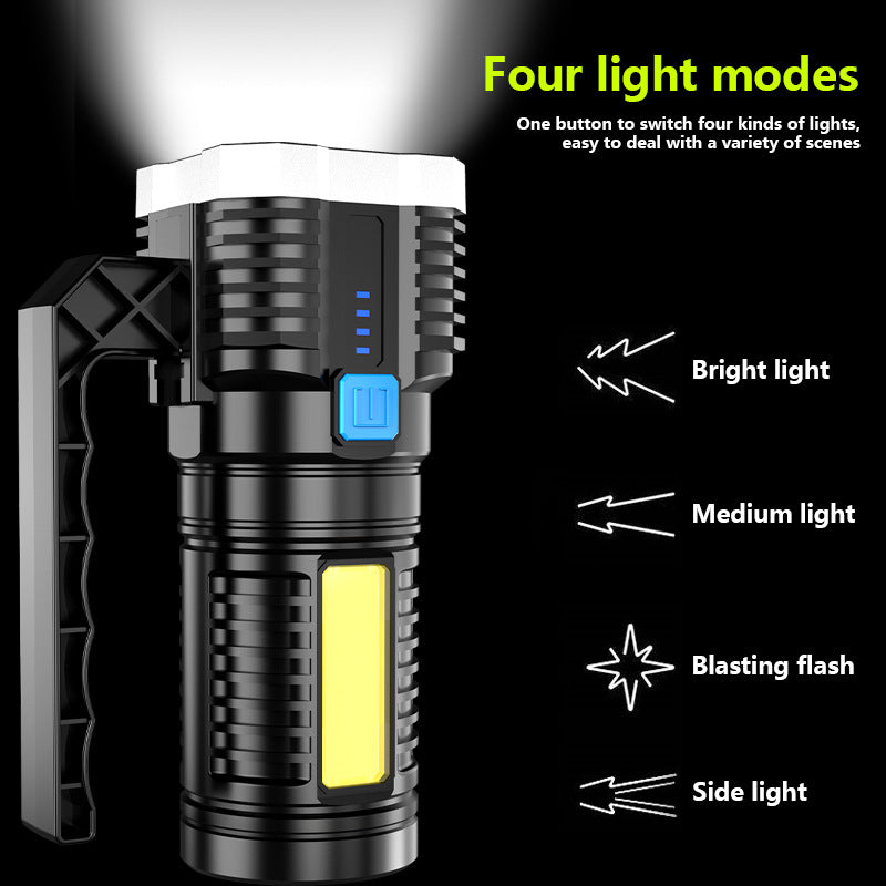 High Brightness Multi-function LED Torch