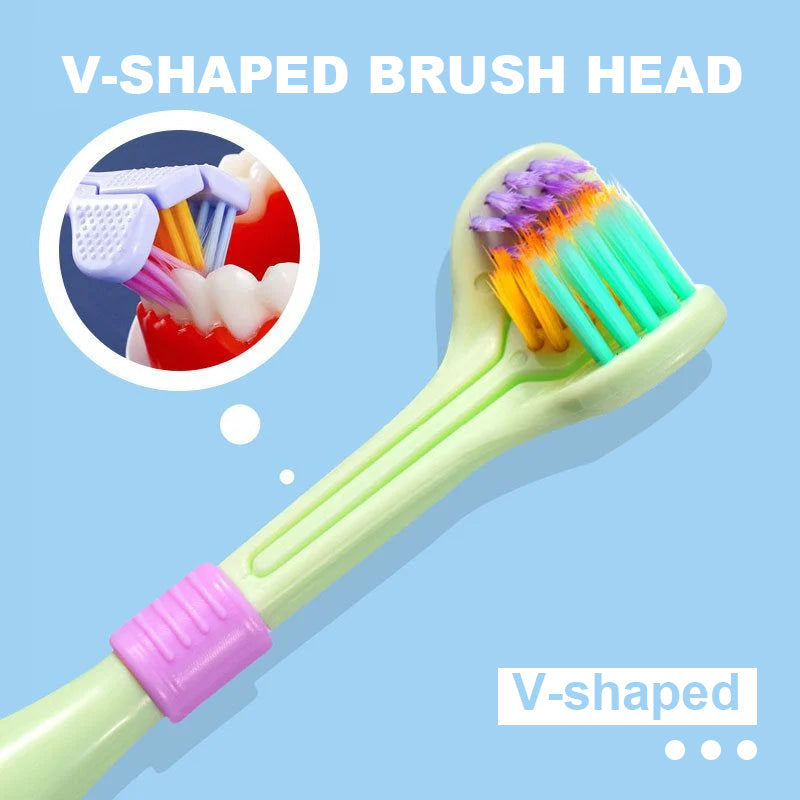 😎V-shaped Three-sided Toothbrush😎