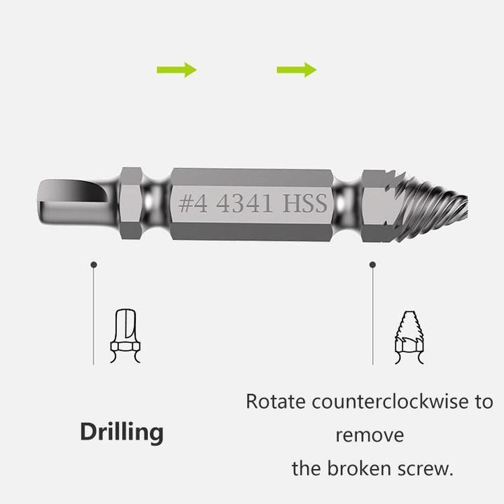 Broken screw extractor (6pcs)