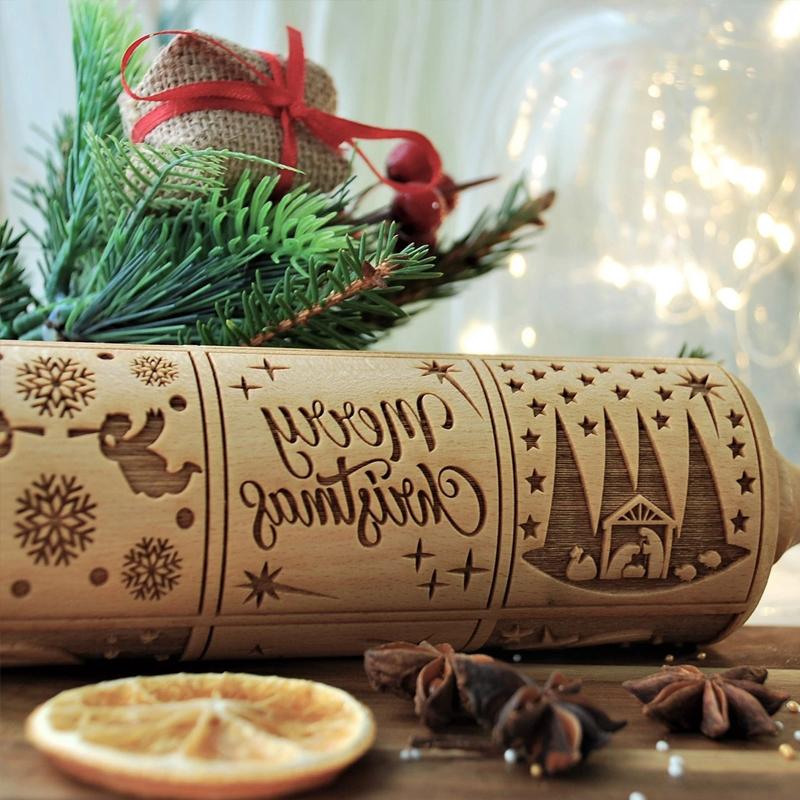 Merry Christmas Rolling Pin
