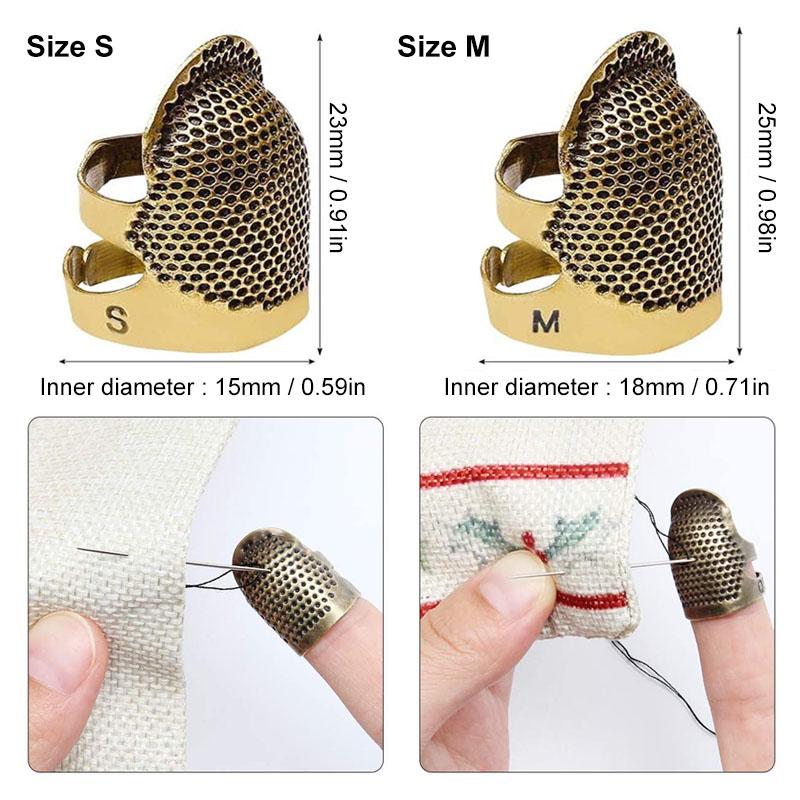 2 Pack Sewing Thimble Finger Protector