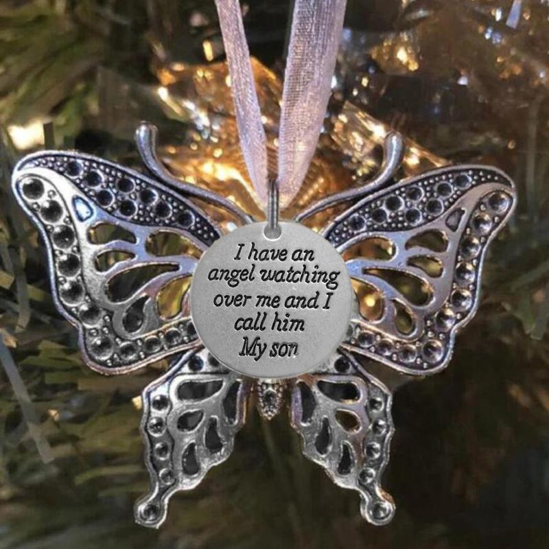 Memorial Butterfly Pendant for Loss of Loved One